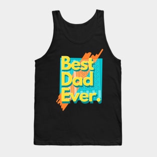 Best Dad Ever Father's Day Us Flag Tank Top